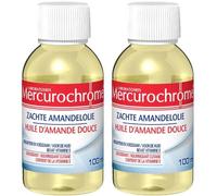 Mercurochrome® Huile d’amande douce raffinée 2x100 ml