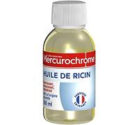 MERCUROCHROME - Huile de Ricin - Huile Nourrissante pour la Peau, les Cheveux et les Ongles - Riche en Vitamine E - 100% d’Origine Naturelle - 100mL - Fabriqué en France