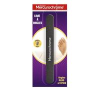 Mercurochrome Lime à Ongles Rouge Émeri Épais (100) pour Soin des Pieds