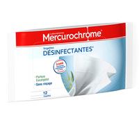 Mercurochrome Lingettes désinfectantes - Etui de 12
