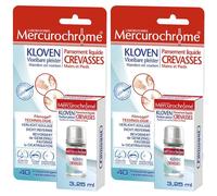 Mercurochrome® Pansement liquide Crevasses Mains Pansement(S) 2x3,25 ml