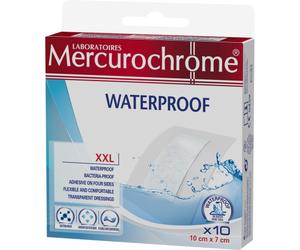 Mercurochrome Pansement Stériles Waterproof XXL 10 Pièces