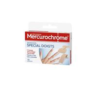 MERCUROCHROME - Pansements Adaptés aux Doigts, Protection Confortable et Sécurisée (Boîte de 12) - Le lot de 3