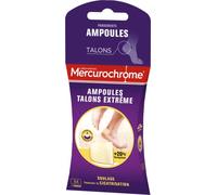 Mercurochrome Pansements Ampoules Talons Extrême 4 Pièces
