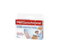 MERCUROCHROME - Pansements Anti-Cors Ultra Résistants pour Pieds Confortables (Boîte 12) - Le lot de 3