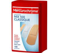 Mercurochrome – Pansements 1er Secours Multi-Usages – 3 formats – 100 pansements
