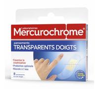 MERCUROCHROME Pansements Doigts, Favorise la Cicatrisation - 8 unités