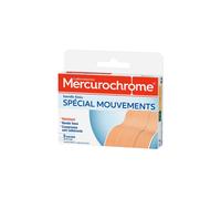 MERCUROCHROME Pansements en Tissu pour les Mouvements - Lot de 5