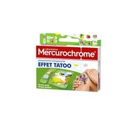 MERCUROCHROME - Pansements Enfants Transparence Ludique Effet Tatouage, Protection Discrète (Boîte de 12) - Lot de 3 - vendu par Lot