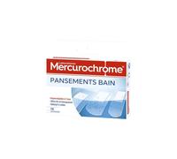 MERCUROCHROME - Pansements Étanches pour Soins Quotidiens, Protection Confortable et Durable (Boîte 16) - Le lot de 3
