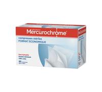 Mercurochrome – Compresses stériles – 60 unités