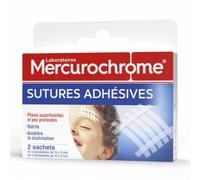 Mercurochrome – Pansements sutures adhésives – Boîte 16 unités
