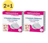 Mercurochrome Pitchoune Coussinets d'allaitement D'Allaitement 2x6 pc(s)