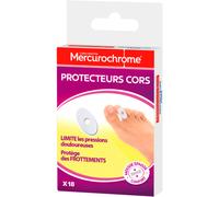 Mercurochrome Protecteurs Cors 18 Pièces