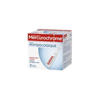 MERCUROCHROME - Sérum Physiologique Stérile pour Yeux et Nez, Nettoyage Doux et Frais (30 unidoses 5 ml) - Le Lot De 3