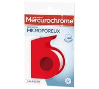 Mercurochrome Sparadrap microporeux – spécial peaux sensibles – 5 m x 2,5 cm