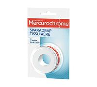 MERCUROCHROME Sparadrap Ultra Doux, Hypoallergénique - 5m x 2,5cm