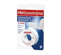 MERCUROCHROME - Sparadrap Ultra Résistant pour Fixation Durable, Bobine 7 m x 2,5 cm - Le lot de 3