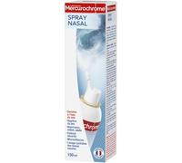 MERCUROCHROME - Spray Nasal Désobstruant à l’Eau de Mer Pure, Hydratation Douce et Efficace (150 mL) - Le Lot De 3