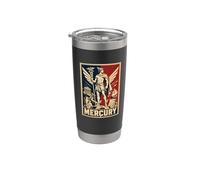 Mercury Roman God Messenger rétro Gobelet isotherme en acier inoxydable double paroi