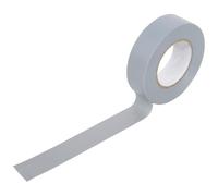 MERCURY Ruban isolant électrique de 20 m - Adhésif PVC puissant | Résistant à l'eau et ignifuge | Approuvé BS | Utilisation professionnelle et bricolage | Gris