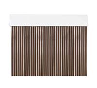 MercuryTextil P69 Rideau porte PVC 210 x 90 cm marron + fil transparent, plastique