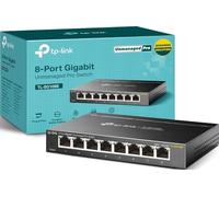 MERCUSYS 8 Ports Gigabit, Prise en Charge de QoS VLAN IGMP Snooping, Surveillance du Réseau via Interface Web, 3,68 W, Noir