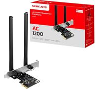 MERCUSYS MA30E AC1200Mbps Wireless Bluetooth 5.0 PCIe WiFi Adapter for PC, MU-MIMO Wide Signal Coverage PCIe WiFi Card, Network Card for Desktop/PC Windows 10/11 (64Bit)