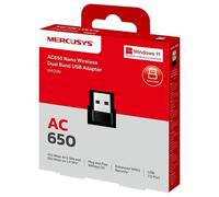 Mercusys AC650 Nano Wireless Dual Band USB WiFi Adapter MA20N