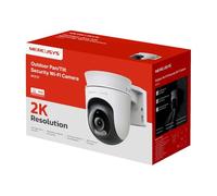 MERCUSYS Caméra de Surveillance WiFi extérieur 360° 2K 3MP, Vision Nocturne Couleur, Détection de Personne et Suivi de Mouvement, Étanche IP65, Alarme sonore Personnalisable, MC510