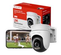 MERCUSYS Caméra de Surveillance WiFi extérieur 360° 2K 3MP, Vision Nocturne Couleur, Détection de Personne et Suivi de Mouvement, Étanche IP65, Alarme sonore Personnalisable, MC510