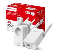 Mercusys CPL WiFi AV1000 Mbps WiFi 1000 Mbps, Kit de 2 MP515