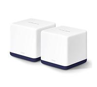 MERCUSYS Halo H1900G(2-Pack) TP-Link WiFi Mesh Routeur WiFi Bi-Bande AC1900Mbps, Couverture Jusqu'à 350 m², 3 Ports Gigabit, Repeteur WiFi, Contrôles Parentaux Puissants, Remplissez la Maison de WiFi