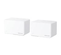 Mercusys Halo H80X V1 - Système Wi-Fi - (2 routeurs) - jusqu'à 460 m² - maillage 1GbE - Wi-Fi 6 - Bi-bande