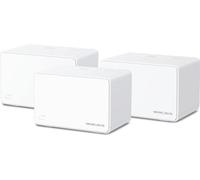 MERCUSYS WiFi 6 Mesh AX6000Mbps, Couverture jusqu'à 800 m², Connecter jusqu'à 150 Appareils, 1 Port 2.5G et 2 Ports Gigabit, WiFi bi-bande, App facile à utiliser, Halo H90X(3-Pack)