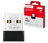 MERCUSYS MA20N AC650 USB WiFi Dongle, adaptateur WiFi double bande pour PC/ordinateur de bureau/ordinateur portable, Nano Mini adaptateur sans fil pour PC TP-Link, prend en charge Windows 10-11
