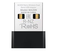 Mercusys MA20N carte réseau WLAN 650 Mbit/s