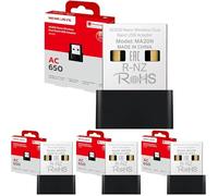 MERCUSYS MA20N TP-Link Clé WiFi AC650Mbps, Clé WiFi pour PC, Taille Nanométrique, Adaptateur Clé USB WiFi, Carte WiFi pour PC, Dongle WiFi Bi-Bande, Compatible avec Windows 11/10 (Lot de 4)