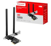 MERCUSYS MA30E AC1200Mbps Wireless Bluetooth 5.0 PCIe WiFi Adapter for PC, MU-MIMO Wide Signal Coverage PCIe WiFi Card, Network Card for Desktop/PC Windows 10/11 (64Bit)