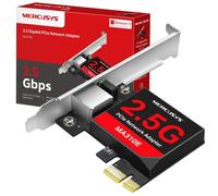 MERCUSYS MA310E 2.5 Gbps PCle Network Adapter, NAS Connection Network Card, Remo