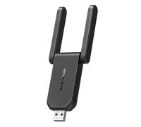 MERCUSYS MA32H TP-Link Clé WiFi Puissante AC1300Mbps, Adaptateur USB WiFi, Antennes à Gain Elevé, Dongle WiFi, Bi-Bande, MU-MIMO, WPA3, Brancher et Utiliser, Compatible avec Windows 11/10