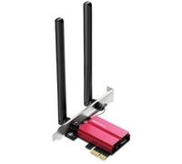 Mercusys AXE5400 Adaptateur PCIe Wi-FI 6E Bluetooth 5.3 tri-Bande avec Deux antennes, Carte WiFi PCIe, OFDMA, MU-MIMO, Faible Latence, chipset Intel Wi-FI 6, dernier WPA3, Prend en Charge Windows