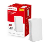 Mercusys MB110-4G Routeur 4G LTE Cat4 - Débit Jusqu’à 150 Mbps, Plug & Play, Compatible Cartes SIM, Port LAN/WAN, Idéal Maison/Camping, Aucun Contrat Nécessaire