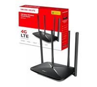 Mercusys MB115-4G TP-Link Routeur 4G LTE, WiFi 300 Mbps en 2.4 Ghz, Carte SIM Nano, 4 Antennes Puissantes, Jusqu’à 32 Appareils, Mode routeur Via 4 Ports WAN/LAN, Compatible Multi-Opérateurs