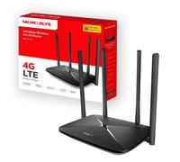 Mercusys MB115 Router WiFi 4G LTE con SIM, 4 Antenne, 300Mbps, 32 Dispositivi