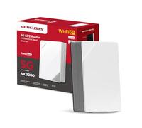 Mercusys MB520-5G LTE Routeur avec carte Nano SIM, 5G jusqu'à 4,67 Gbps, AX3000 double bande Wi-Fi 6, 1 port 2,5G + 1 × port Gigabit, Volte, Plug & Play, EasyMesh, serveur VPN