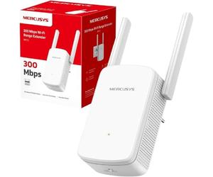 MERCUSYS ME12 TP-Link Répéteur WiFi N300 Mbps, Amplificateur Puissant, antennes à Gain élevé réglables, Compatible avec Toutes Les Box Internet