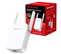 MERCUSYS ME30 AC1200Mbps WiFi Extender Booster, amplificateur Internet, port Ethernet, EasyMesh, point d'accès, répéteur WiFi, application TP-Link, prise britannique