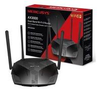 Mercusys MR3000X V3 - Routeur sans fil commutateur 3 ports - 1GbE - Wi-Fi 6 - Bi-bande G