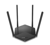 MERCUSYS Routeur MR60X WiFi 6 AX1500Mbps, ports Gigabit Ethernet, routeur WiFi TP-Link, protection de sécurité générale, installation facile, Internet Booster, économie d'énergie, contrôle de